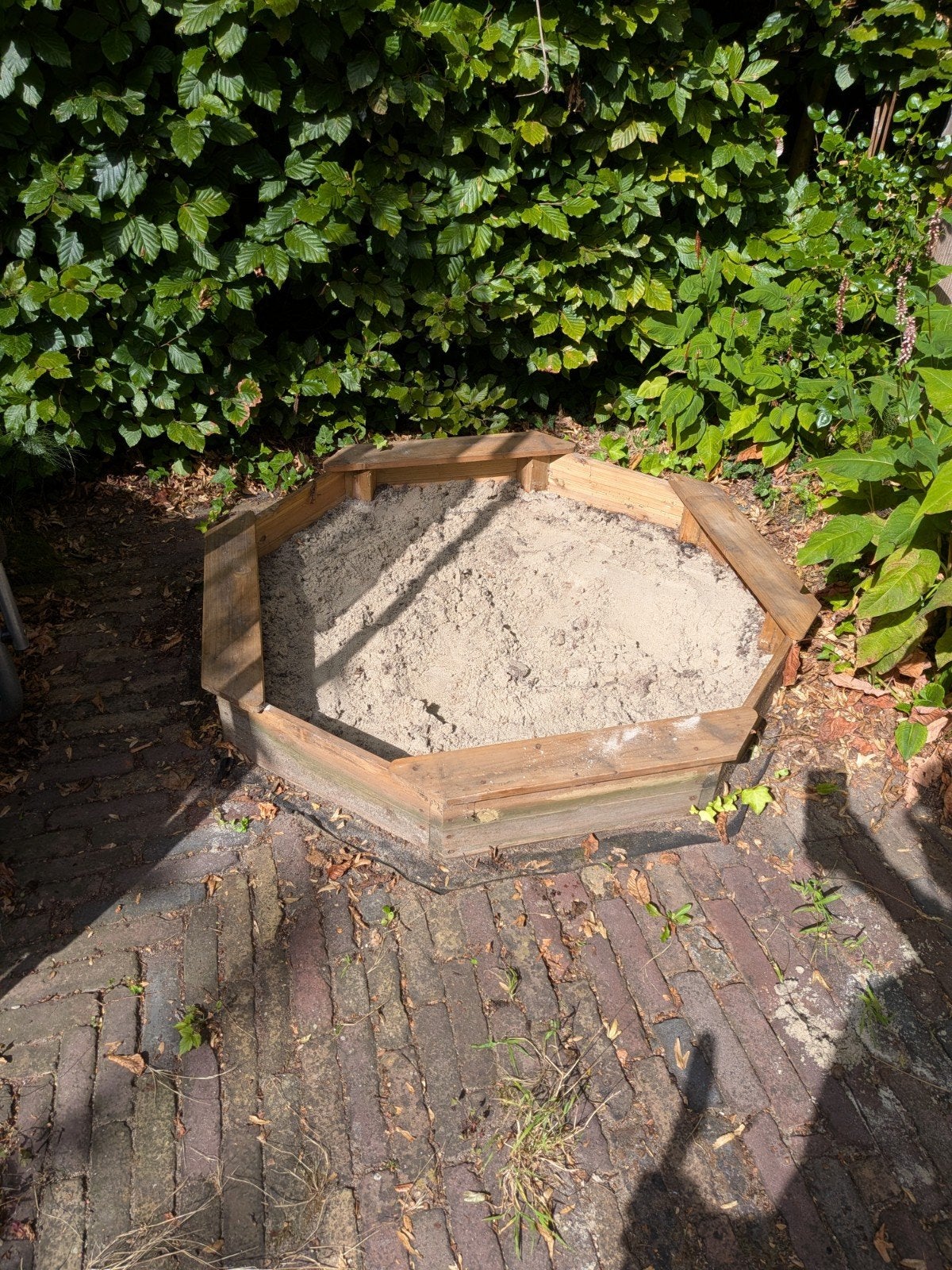 Zandbak voor kinderen met dekzeil, Ophalen, Gebruikt