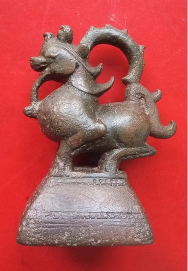 opiumgewicht leeuwgewicht chinthe nr. 71, Antiek en Kunst, Ophalen of Verzenden
