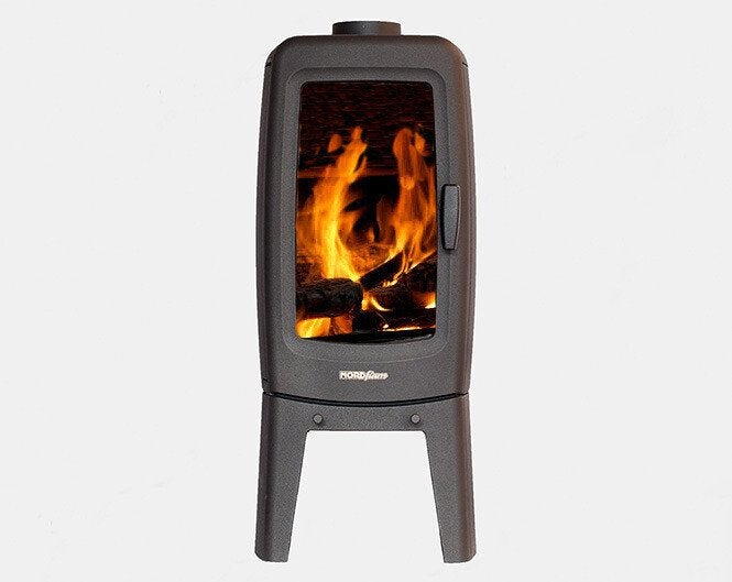 Houtkachel | Nordflam Katania (6 KW), Niet ingevuld, Niet ingevuld, Ophalen of Verzenden, Vrijstaand