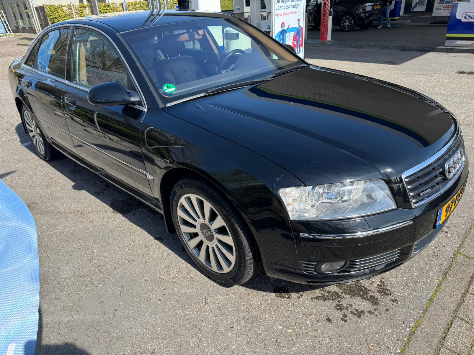 Audi A8 3.0 TDI Quattro 171KW AUT 2004 Zwart, Auto's, Audi, Automaat, 232 pk, Zwart, Bruin
