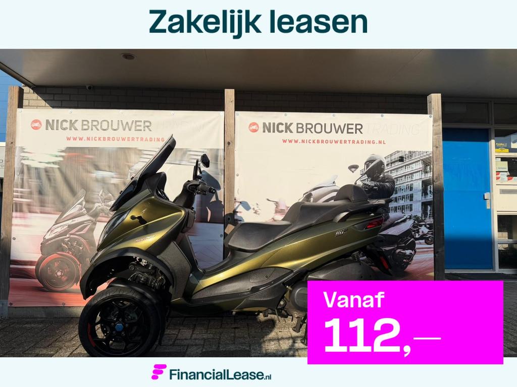 Piaggio MP3 500 HPE | 2018 | 29.927 km | Olive Gold | Handva, Motoren, Motoren | Piaggio, 493 cc, Bedrijf, Overig, 12 t/m 35 kW