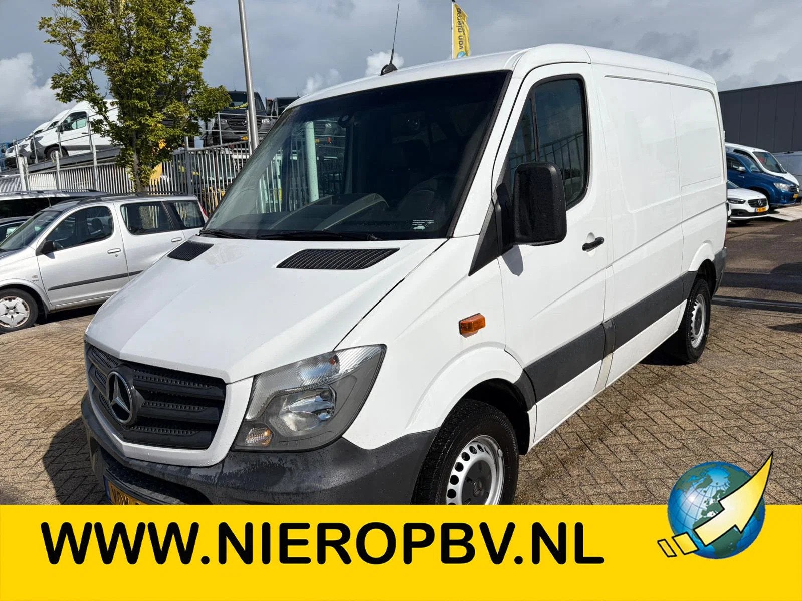 Mercedes-Benz Sprinter 210cdi l1h1 airco (bj 2016), Gebruikt, Wit, Mercedes-Benz, Bedrijf