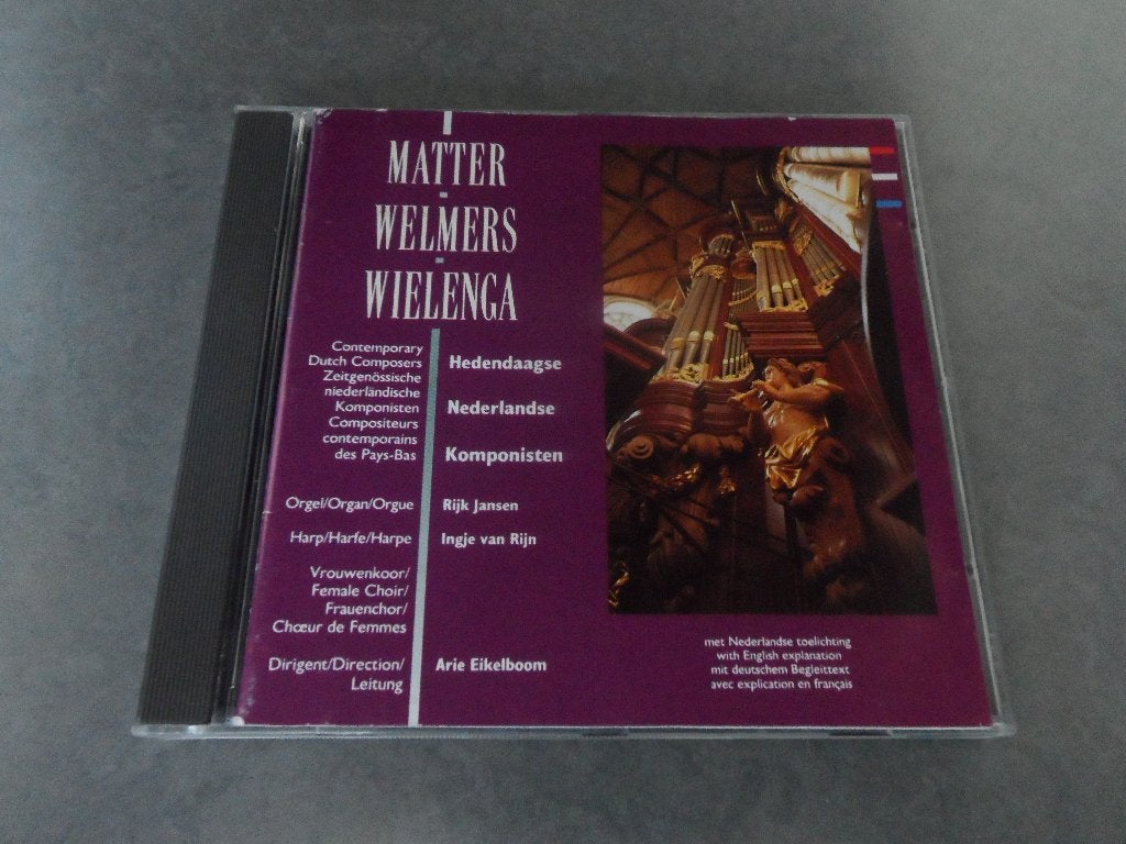 Matter, Welmers, Wielenga | Hedendaagse nl Komponisten - CD, Verzenden, Modernisme tot heden, Gebruikt