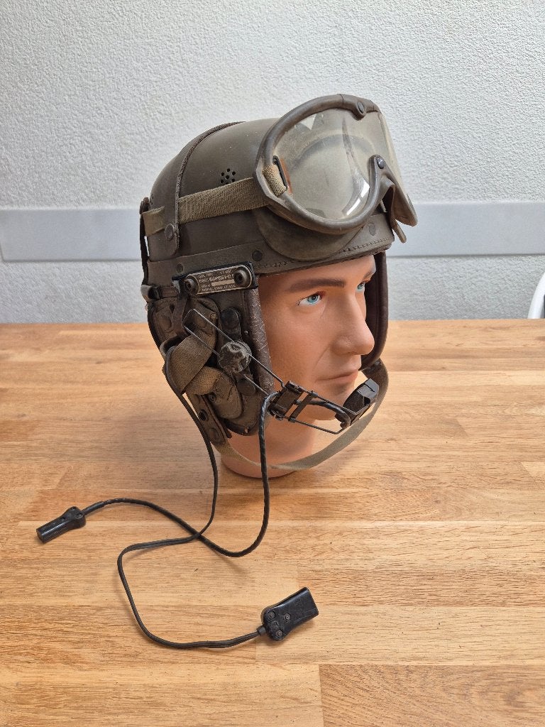 Tank helm model 1964 (M64), Ophalen of Verzenden, Landmacht, Nederland, Helm of Baret