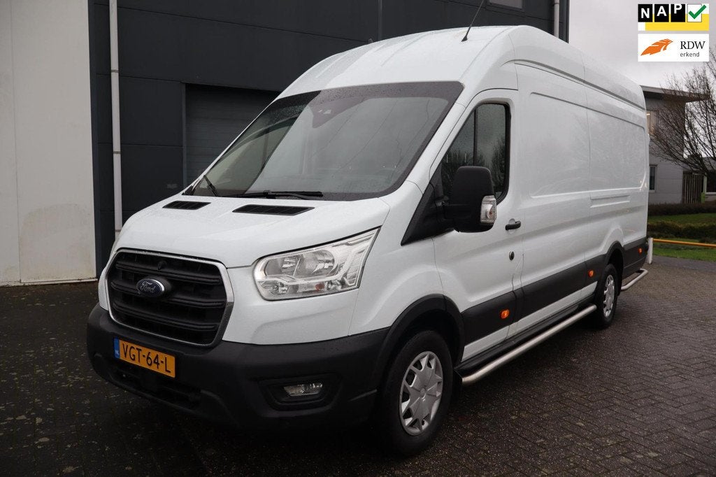 Ford Transit 350 2.0 TDCI L4H3 Trend RWD, 4 cilinders, Wit, Origineel Nederlands, Bedrijf