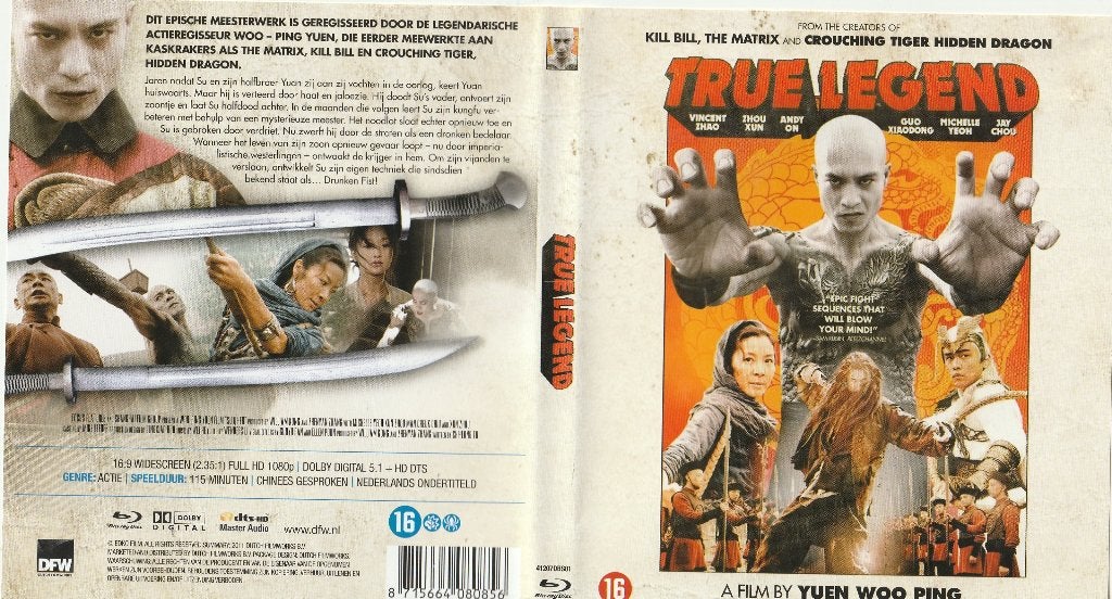 True legend blu ray ( ned. Ondert. ), Ophalen of Verzenden, Zo goed als nieuw, Actie