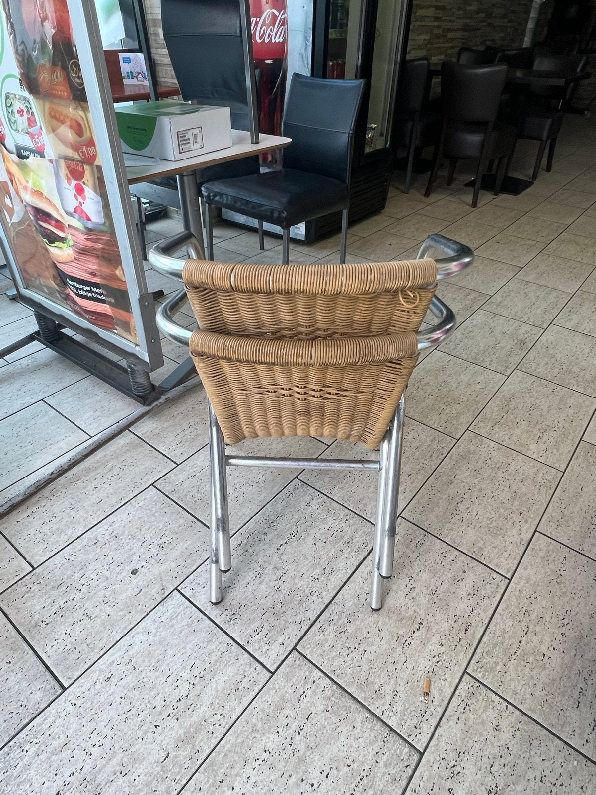 13 Rotan stoelen met metalen frame, Ophalen, Gebruikt, Overige kleuren, Metaal
