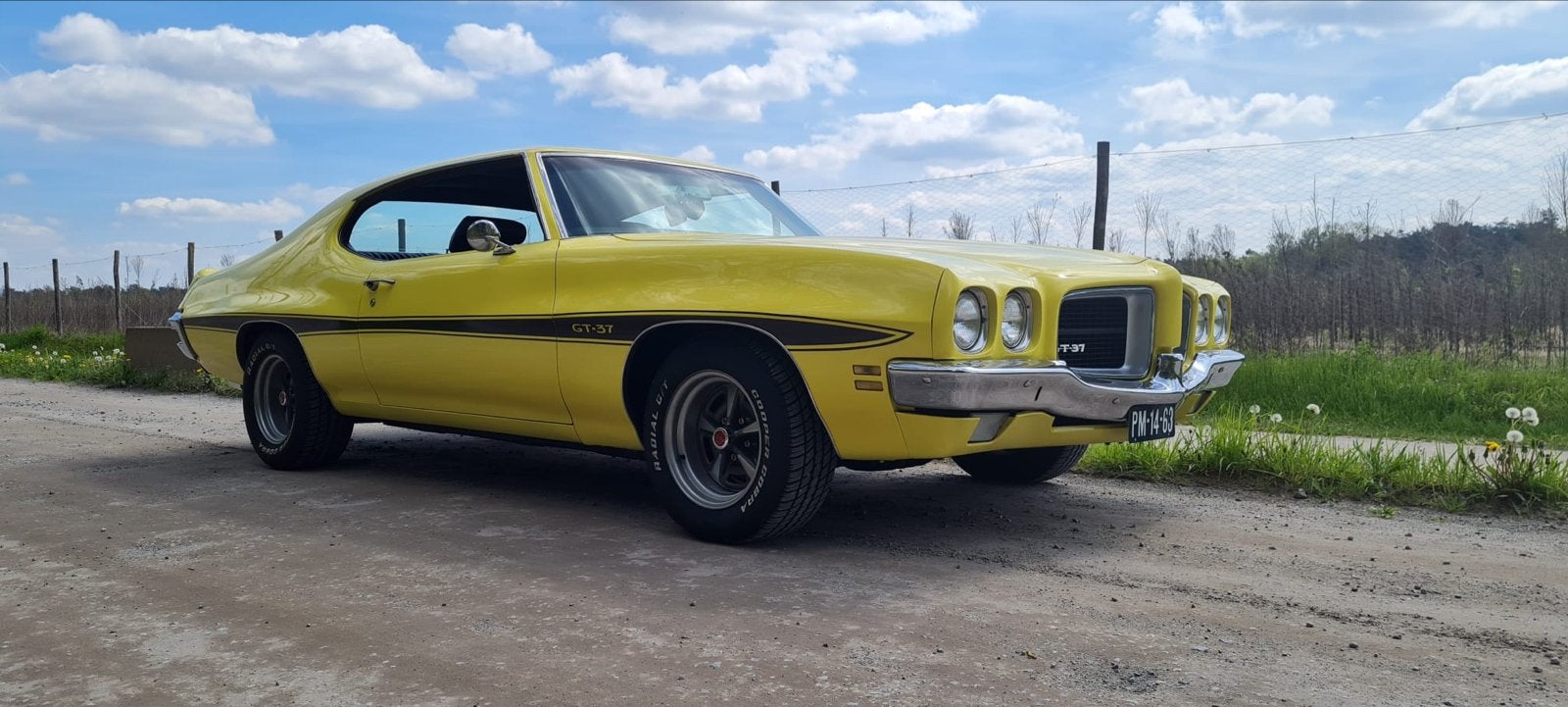 Pontiac Le Mans Coupé 1971, Auto's, Automaat, Achterwielaandrijving, 1738 kg, Geel
