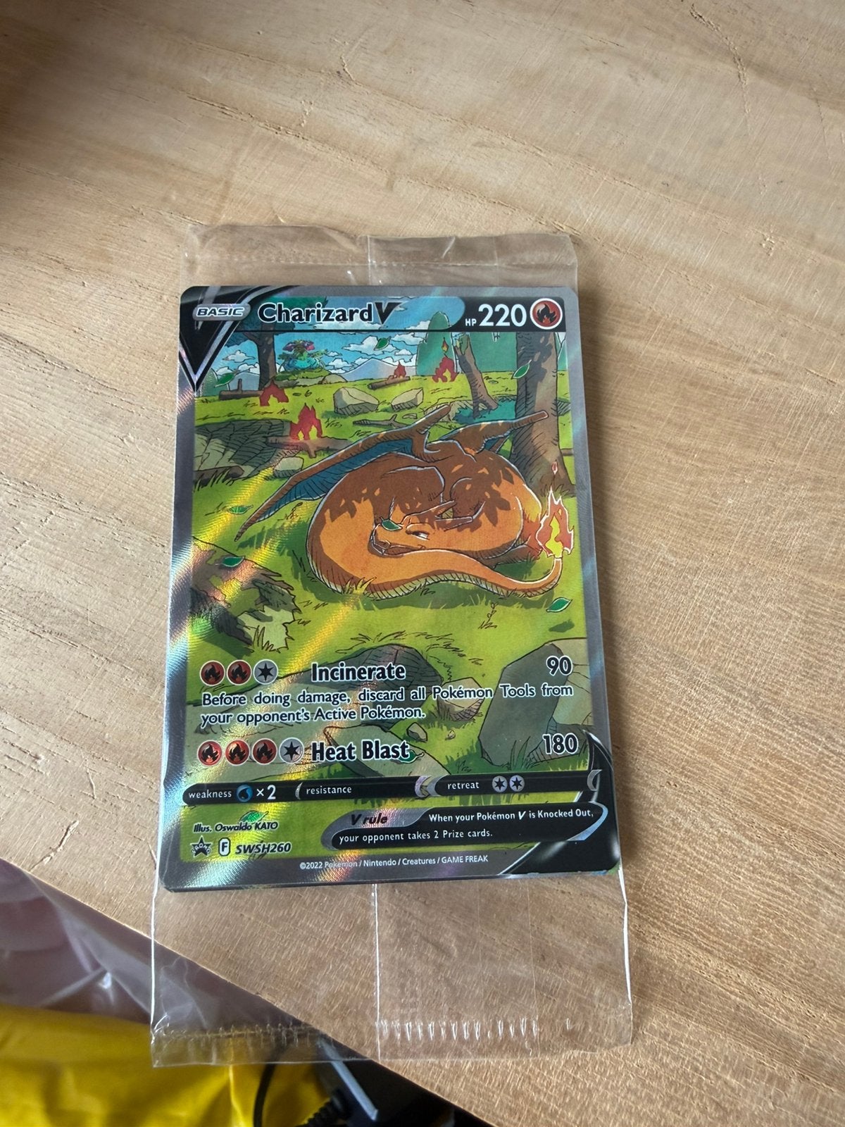 Charizard 3x sealed promo swsh260, 261 en 262 pokemon, Hobby en Vrije tijd, Ophalen of Verzenden, Zo goed als nieuw
