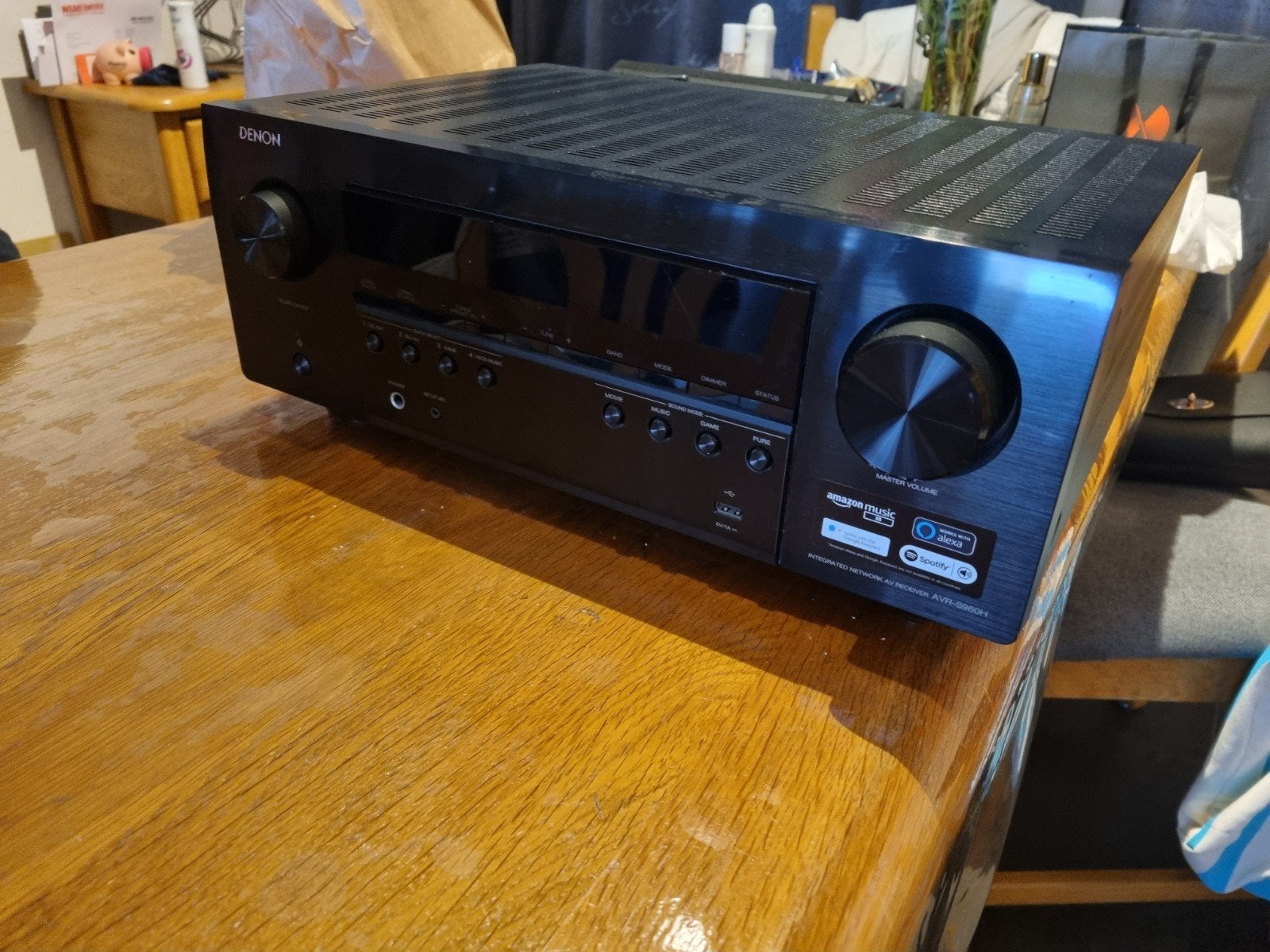 Denon met klipsch speakers, Ophalen of Verzenden, Zo goed als nieuw