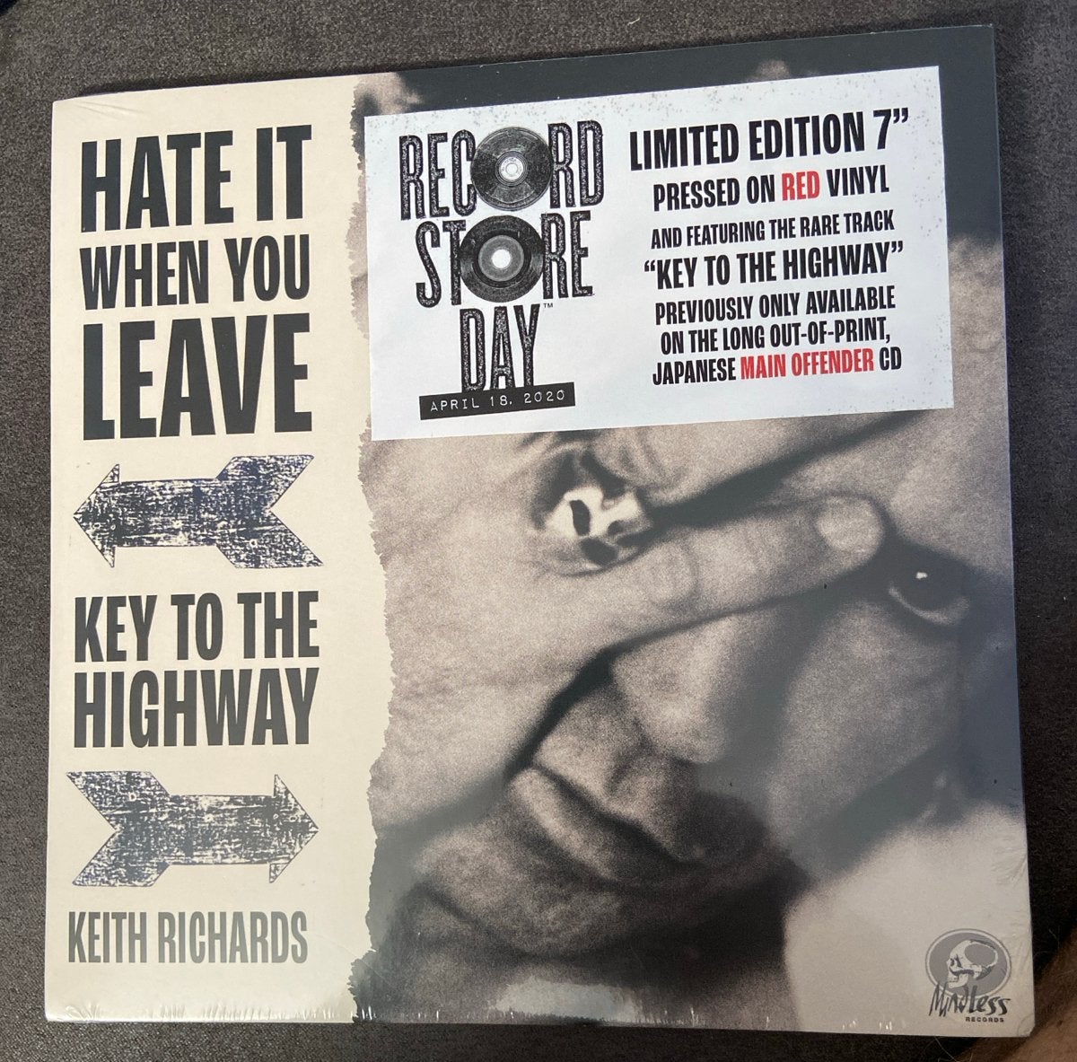 Keith Richards - Hate It When You Leave (Record Store Day), 7 inch, Geseald, Ophalen of Verzenden, EP
