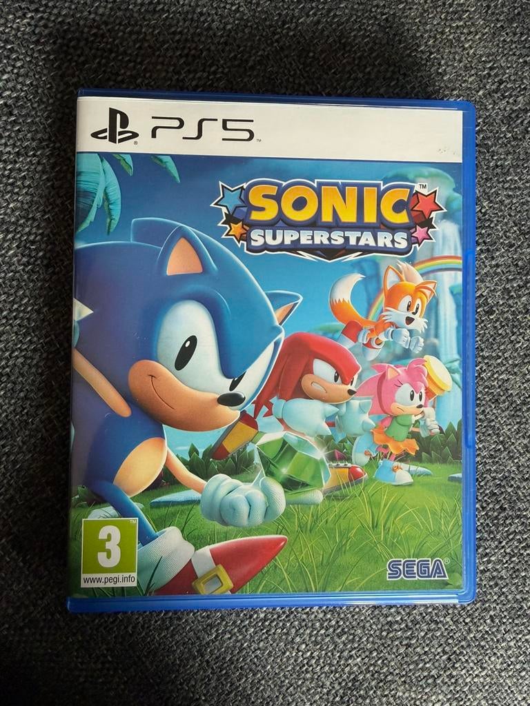 Sonic Superstars PS5 (nieuwstaat) 18,- incl verz, Ophalen of Verzenden, Zo goed als nieuw
