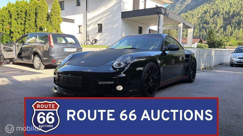 Porsche 911 Turbo S (997) | 2011 | Route 66 Auctions, Auto's, Gebruikt, Overige carrosserieën, Zwart, Bedrijf
