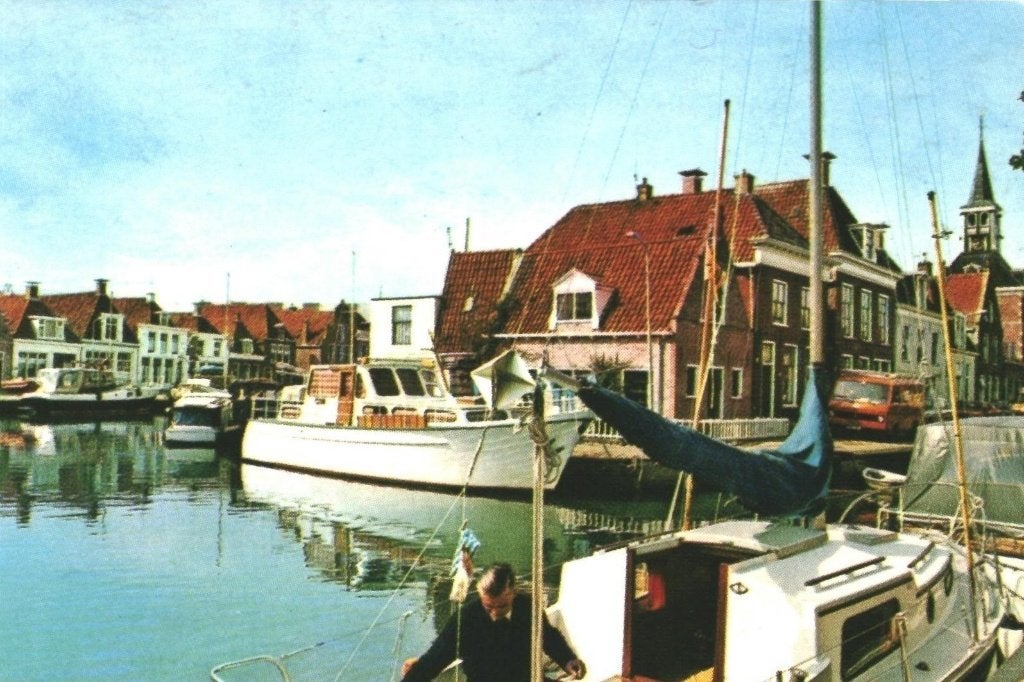 984083 Makkum 80+ Friesland Gelopen met Postzegel, Ophalen of Verzenden, 1980 tot heden, Gelopen, Friesland