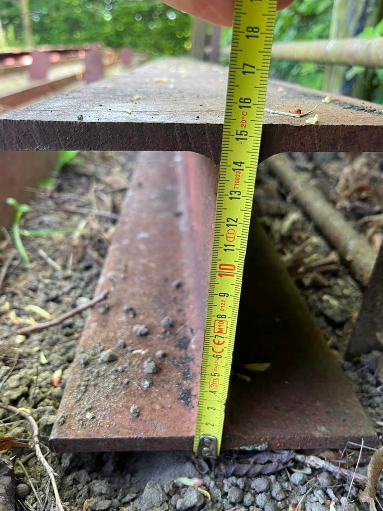 Stalen balk HEA 160 300cm, Doe-het-zelf en Verbouw, Metalen, Ophalen, Gebruikt