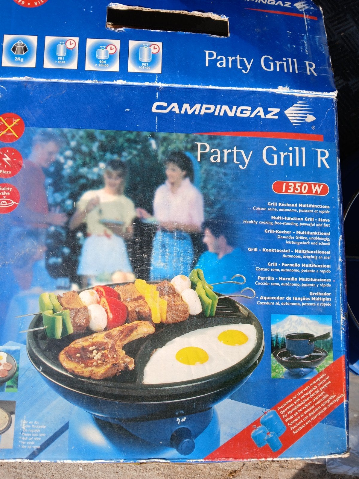 Campingaz Party Grill R 1350W, Caravans en Kamperen, Kampeeraccessoires, Ophalen of Verzenden