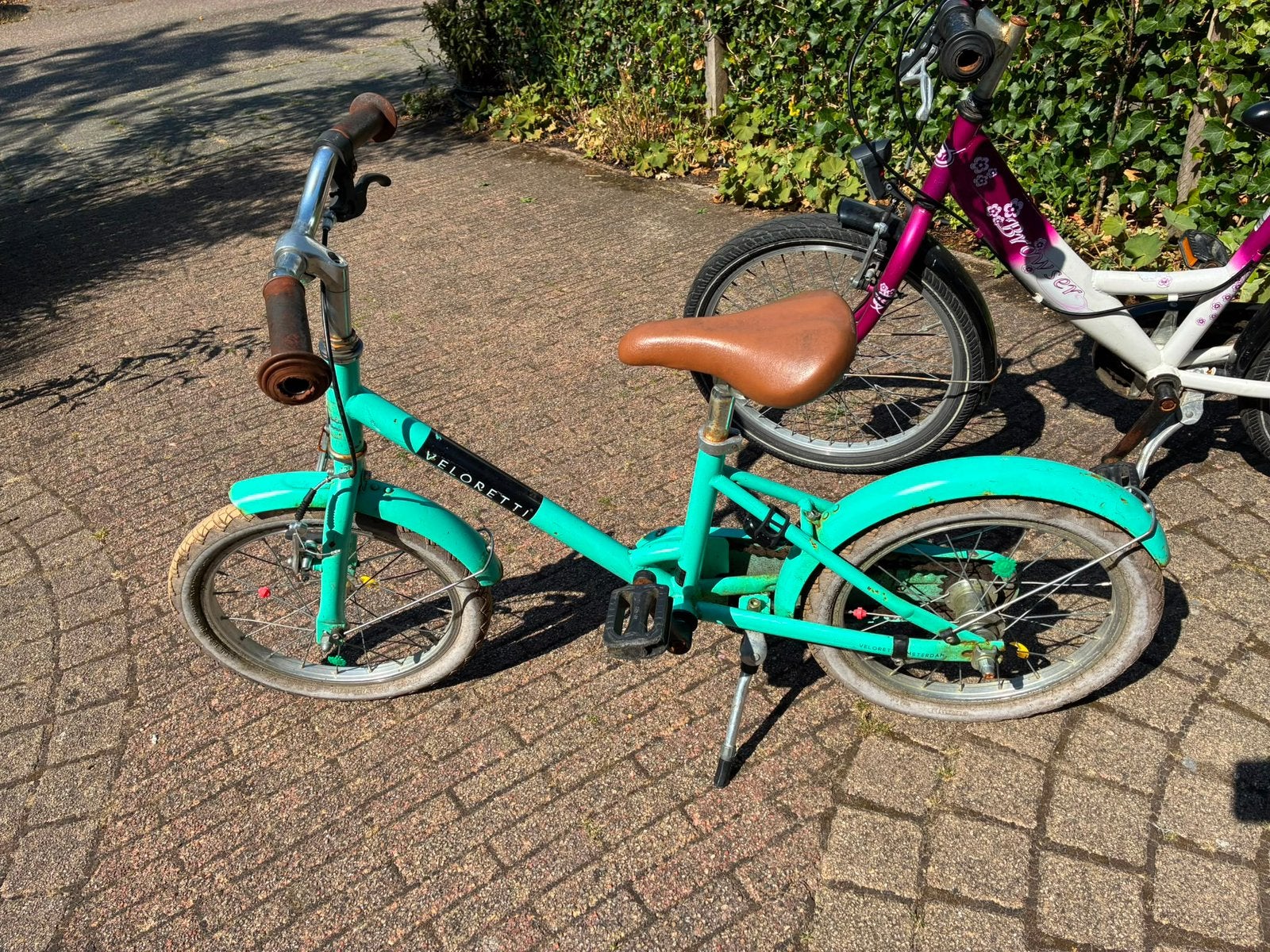 Veloretti kinderfiets 16 inch, Ophalen, Gebruikt, Terugtraprem, 16 tot 20 inch