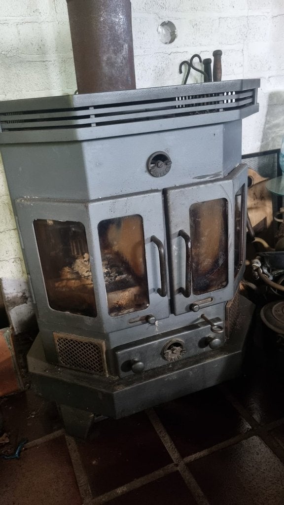 Houtkachel Barbas Rosolo, Ophalen, Gebruikt, Houtkachel, Inbouw