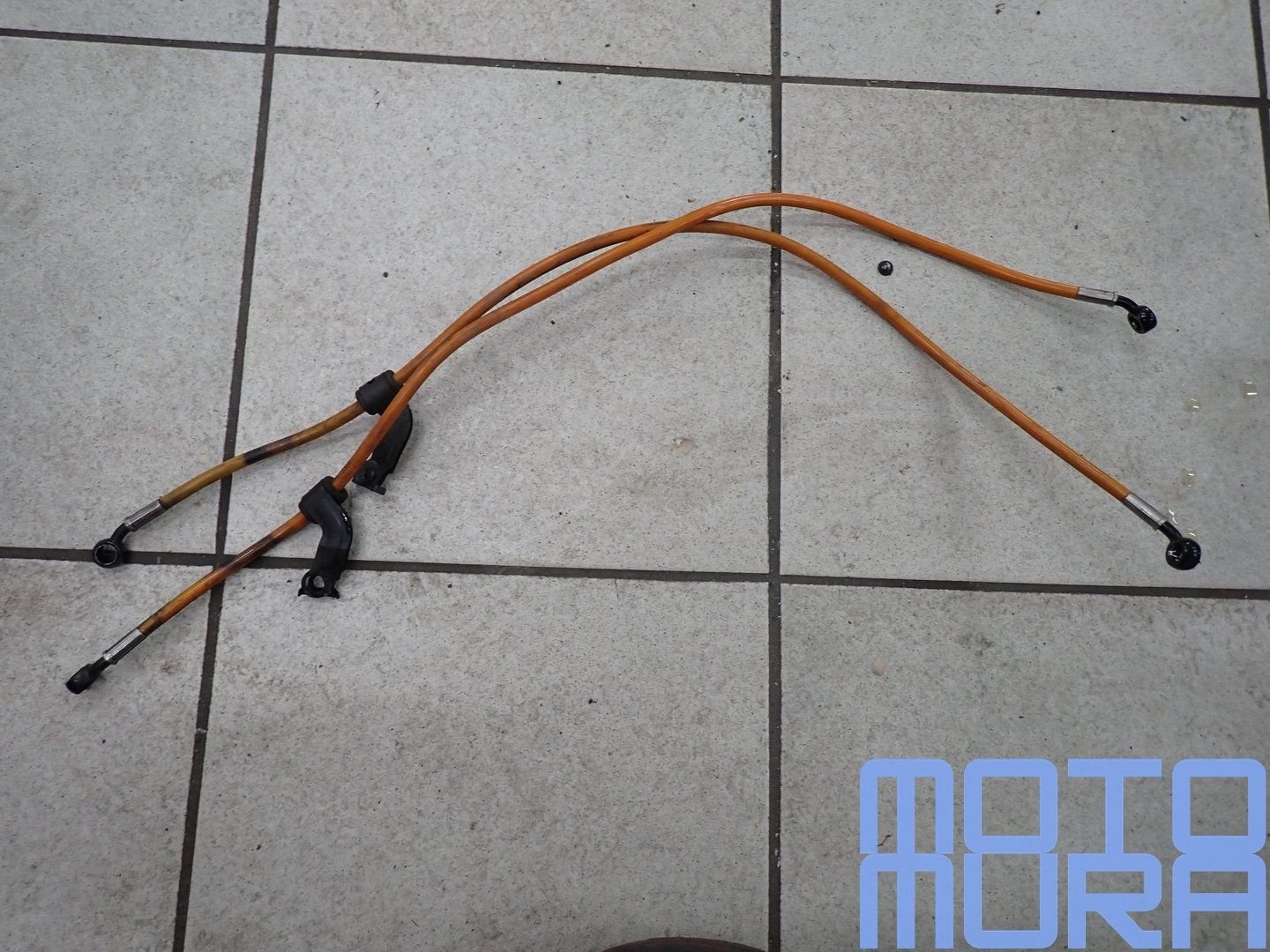 Stalen remleidingen voor de Yamaha R1 2004 - 2006 RN12 remle, Motoren, Gebruikt, -, -, Ophalen of Verzenden