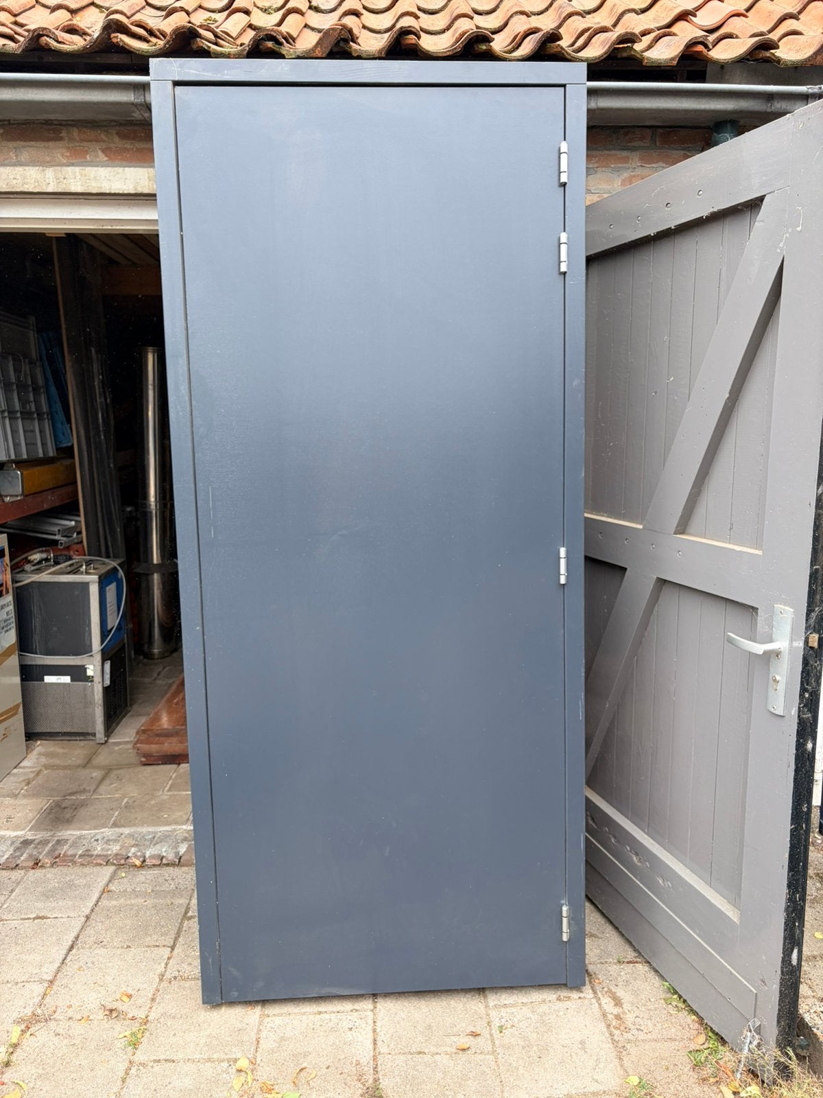 Nieuw binnendeur massief multiplex met kozijn, Doe-het-zelf en Verbouw, Ophalen, Zo goed als nieuw, Binnendeur, 200 tot 215 cm