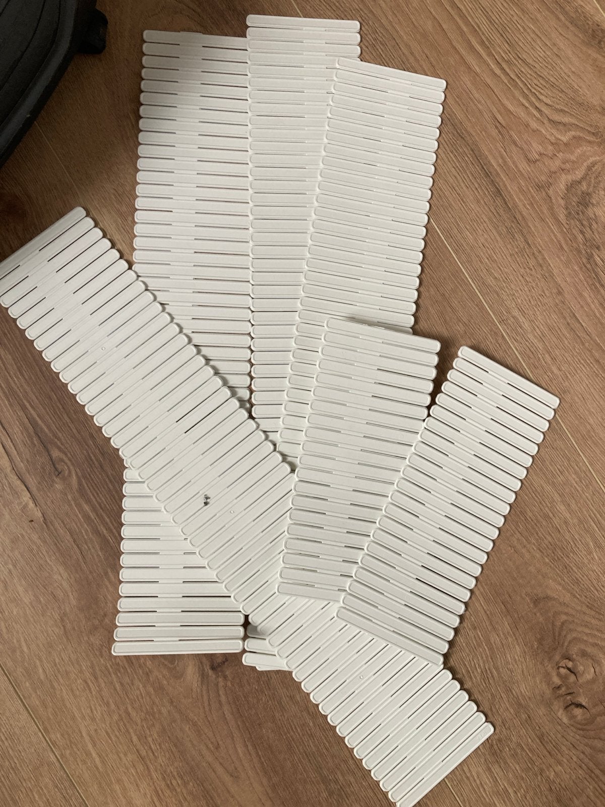 Witte kunststof ladeverdelers voor organisatie, Huis en Inrichting, Gebruikt, Kunststof, Ophalen of Verzenden, Modern