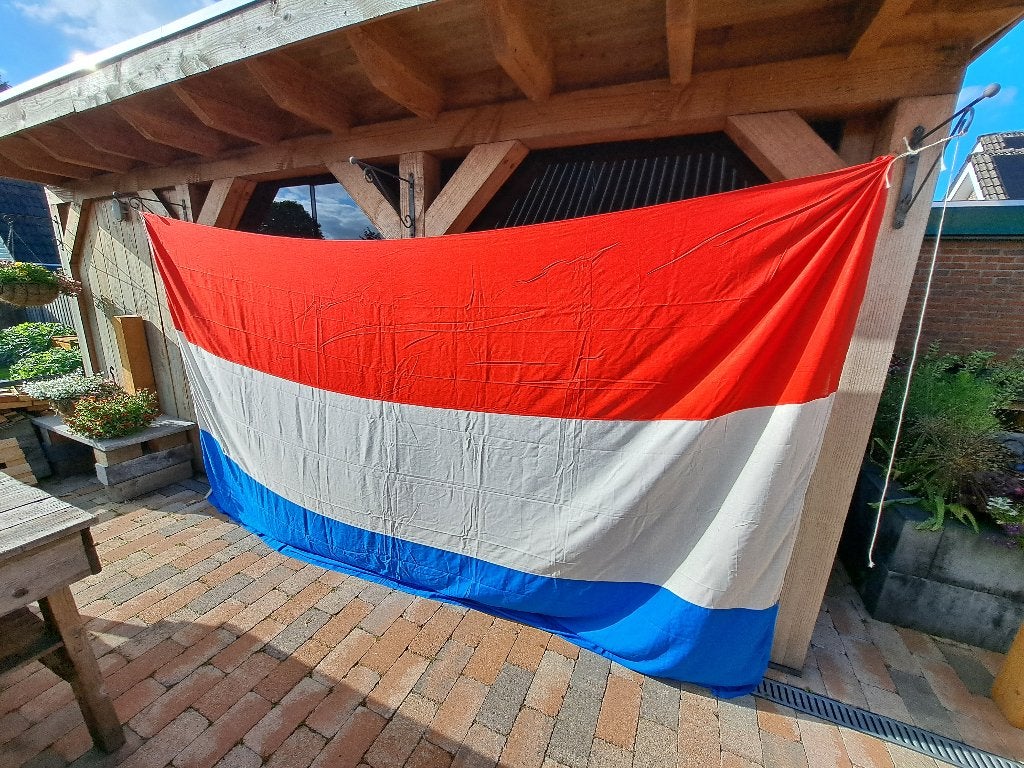 Nederlandse vlag 3,6 x 2,3 meter, Ophalen of Verzenden, Gebruikt