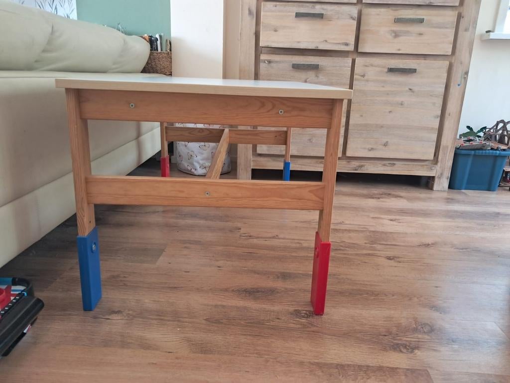 Kindertafel zgan, Ophalen, 25 tot 50 cm, Rechthoekig