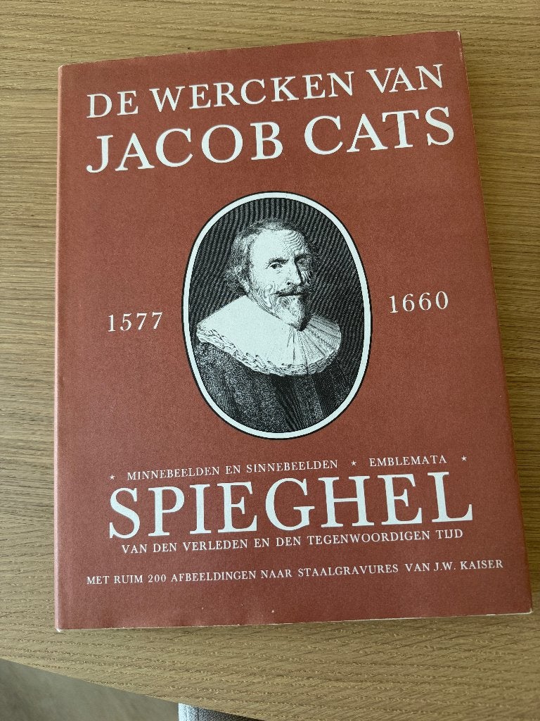 De werken van Jacob Cats (1577-1660), Ophalen of Verzenden, Zo goed als nieuw, Jacob Cats
