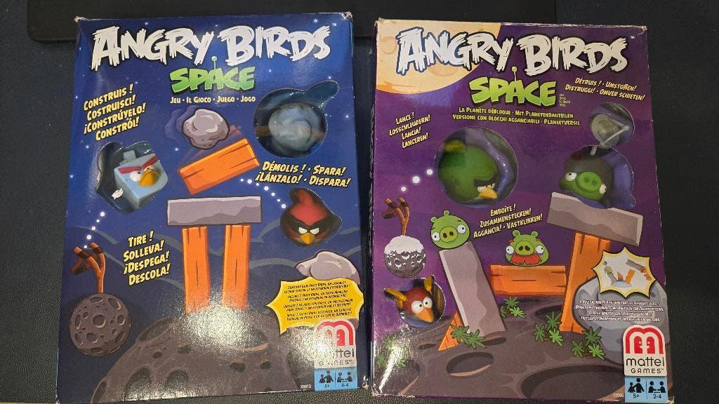 Angry Birds Space spel, Een of twee spelers, Ophalen of Verzenden, Gebruikt, Mattel