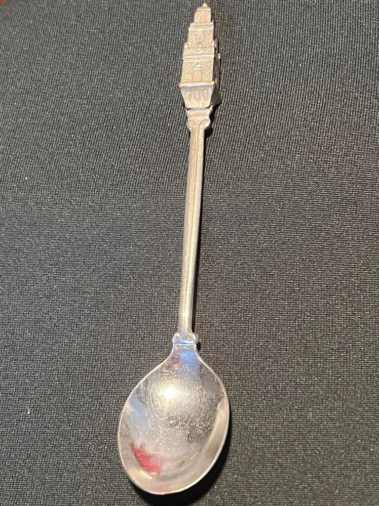 Leuk vintage bewerkt lepeltje., Ophalen of Verzenden