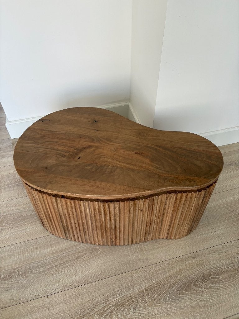 Salontafel organische vorm, Huis en Inrichting, Ophalen, Overige materialen, Minder dan 50 cm, 50 tot 100 cm