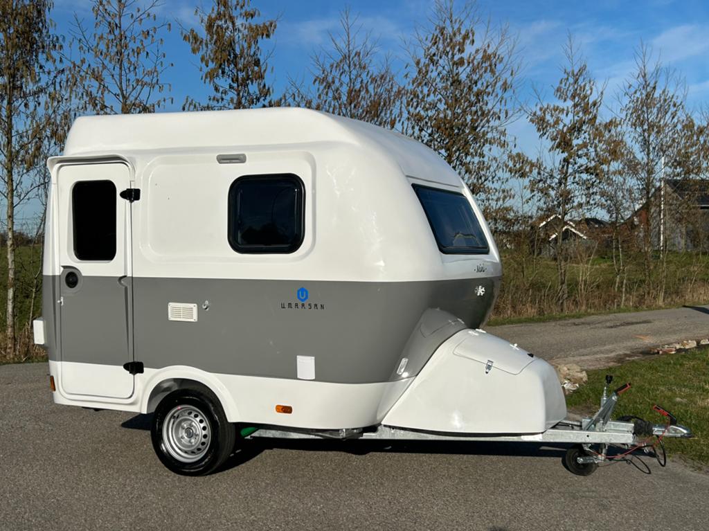 Nieuw Capsule Mini caravan, polyester! 750kg!, Caravans en Kamperen, Caravans, Bedrijf, tot en met 2, 500 - 750 kg, Rondzit, Overige merken