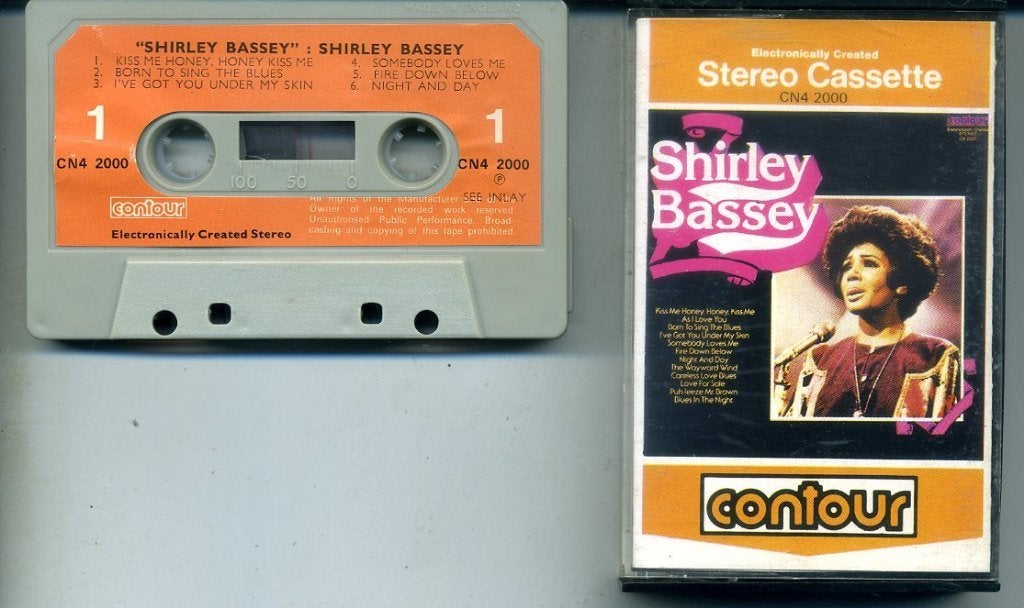 Shirley Bassey ‎Shirley Bassey 12 nrs cassette ZGAN, 1 bandje, Ophalen of Verzenden, Zo goed als nieuw, Origineel