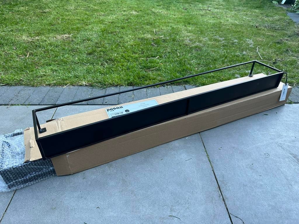 2 Woood metalen 100cm wandplanken /schilderijplanken, Ophalen of Verzenden, Zo goed als nieuw