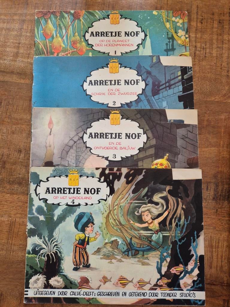 Arretje Nof - Toonder Studio's (8 delen), Meerdere stripboeken, Ophalen of Verzenden, Gelezen, Toonder Studio's