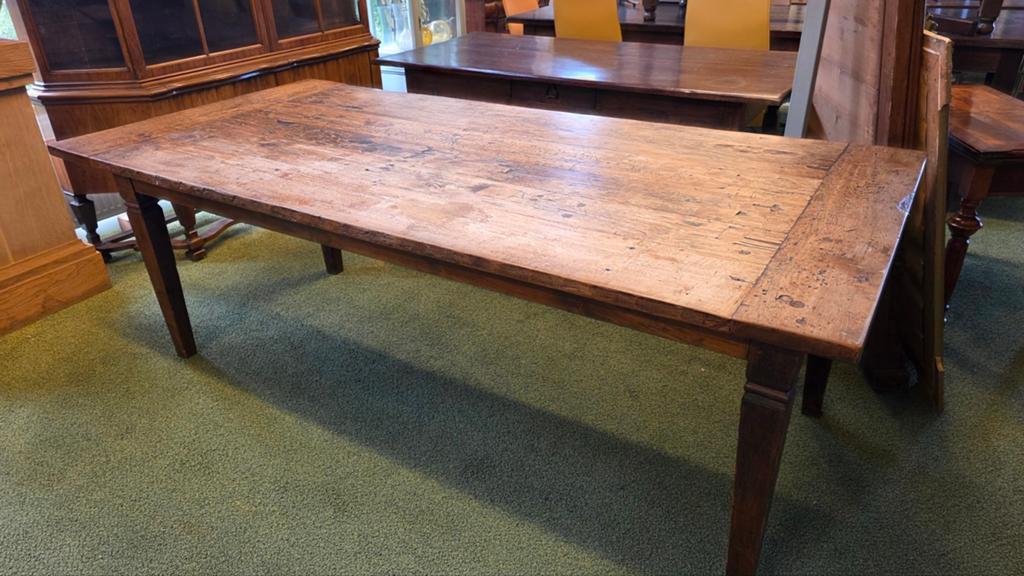 Antieke Franse Boerentafel met Geleefd Uiterlijk, Antiek en Kunst, Ophalen