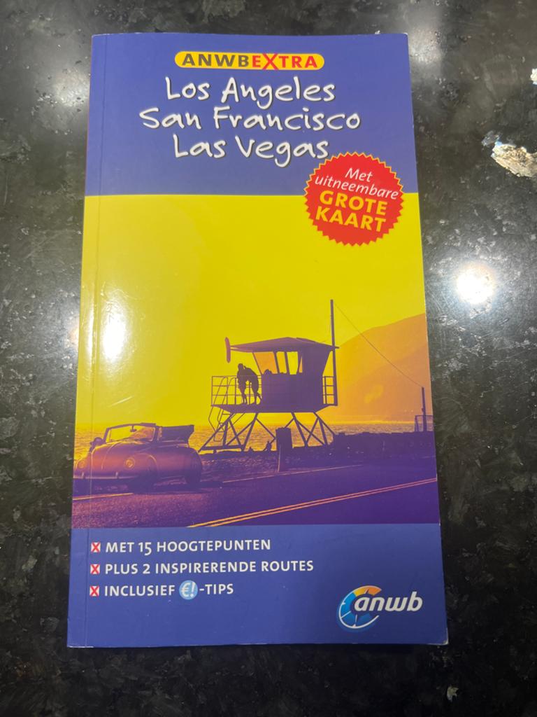 ANWB Extra Reisgids Los Angeles San Francisco Las Vegas, Boeken, Reisgidsen, Ophalen of Verzenden, Zo goed als nieuw, Reisgids of -boek