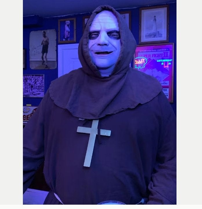 Addams Family full face latex masker Uncle Lester, Ophalen of Verzenden, Nieuw, Halloween of Griezel