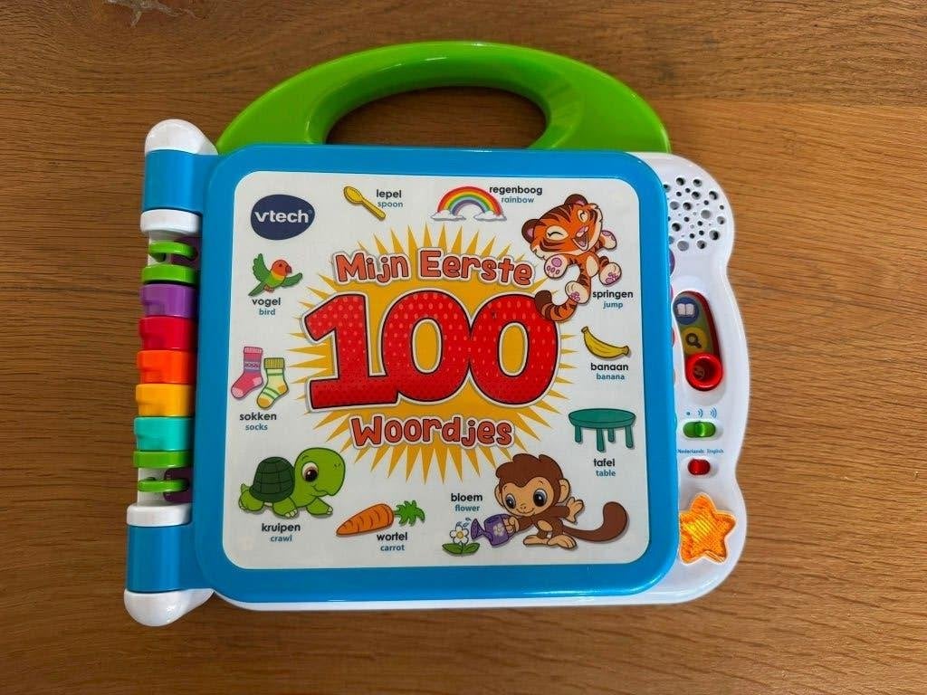 VTech / Mijn eerste 100 woordjes, Kinderen en Baby's, Speelgoed | Vtech, Ophalen of Verzenden, Gebruikt, 6 maanden tot 2 jaar