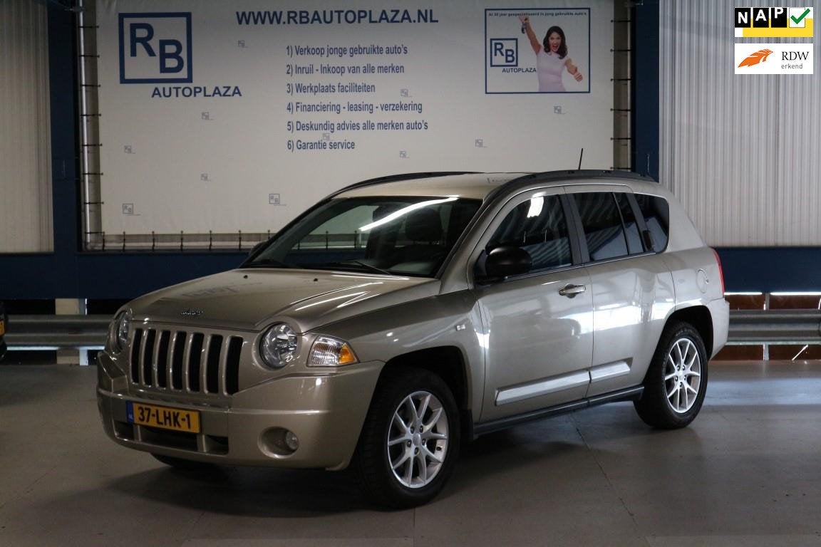Jeep Compass 2.4 Overland AUTOMAAT / LEER / NAP / NW APK ! !, Automaat, Euro 5, 450 kg, Gebruikt