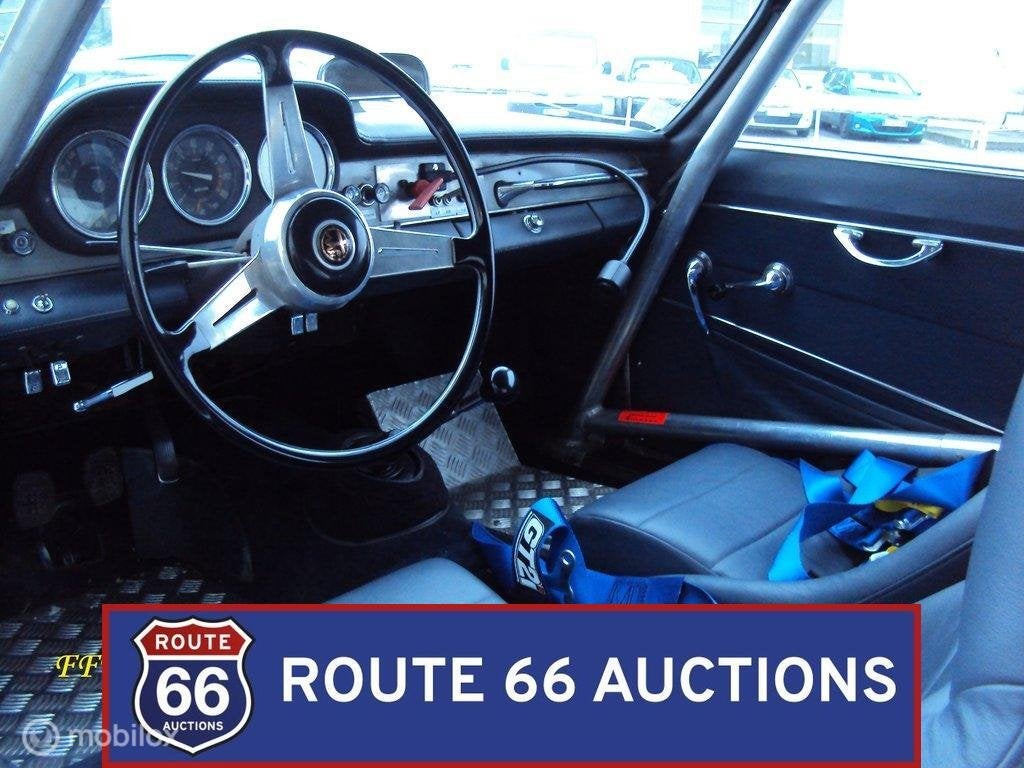 Alfa Romeo Giulia Sprint | 1963 | Route 66 Auctions, Overige carrosserieën, Zwart, Bedrijf, Handgeschakeld