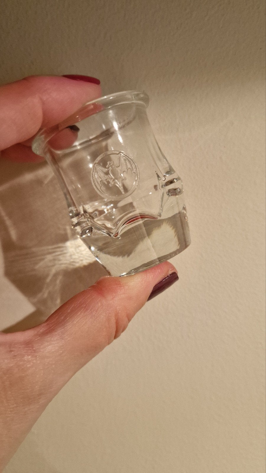 2 Bacardi glaasjes, Ophalen of Verzenden, Borrel- of Shotglas
