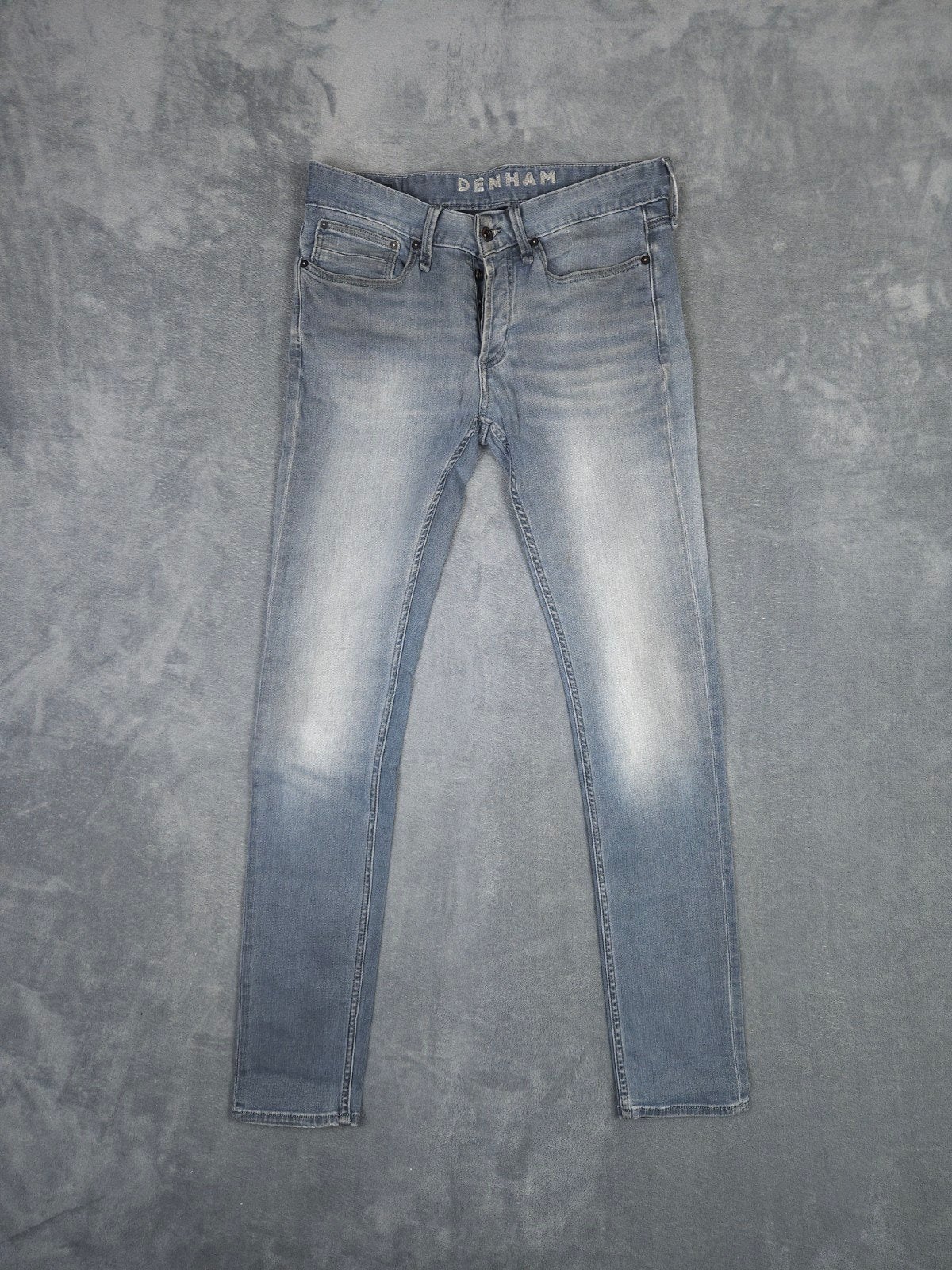Denham Bolt Skinny Fit W32 L34 Blauw Jeans Broek Denim, ., W32 (confectie 46) of kleiner, ., Gedragen