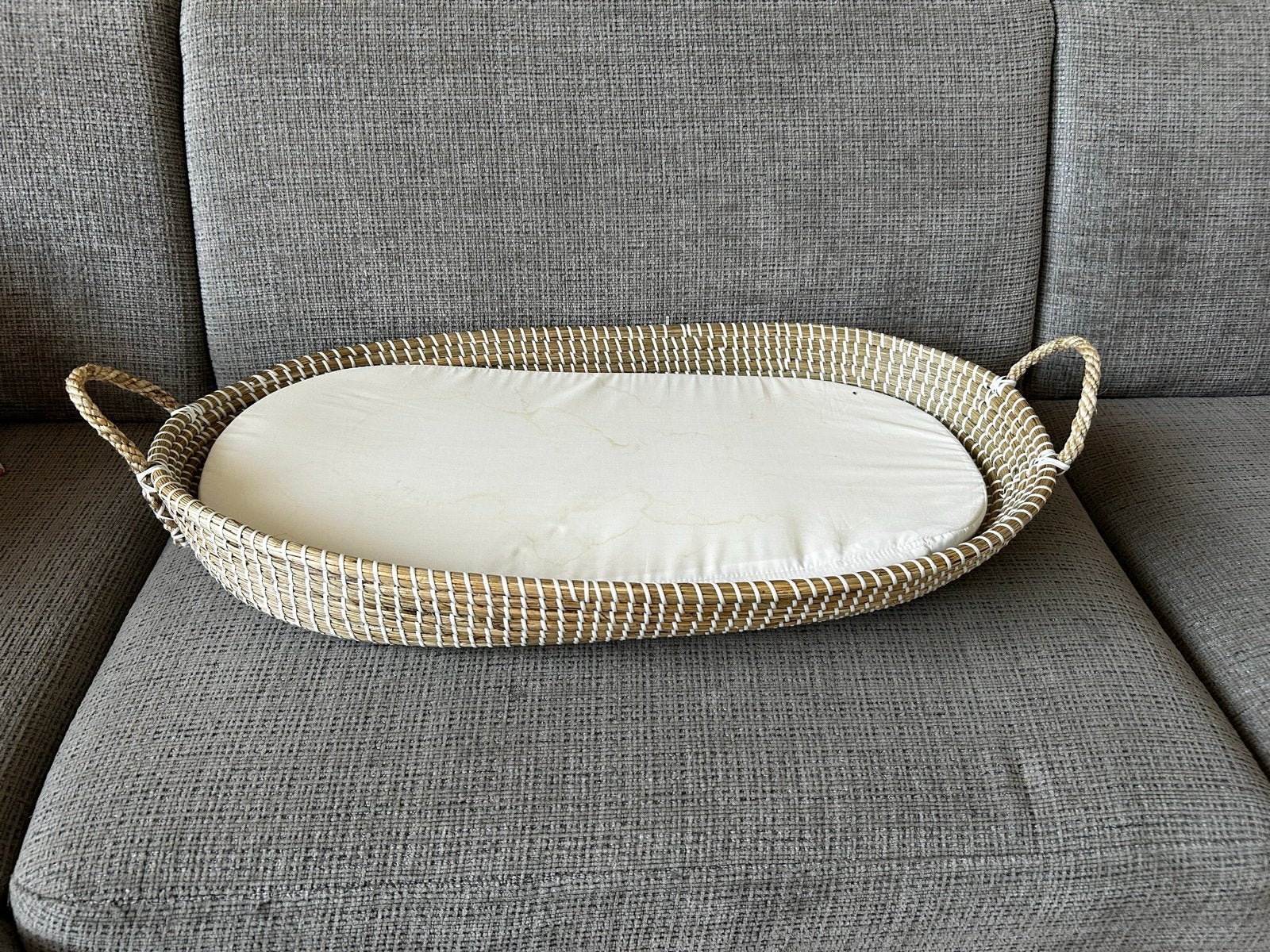 Verzorgingsmand / Aankleedkussen - 78x41x10 cm, Ophalen, Zo goed als nieuw, Aankleedkussen, Overige merken