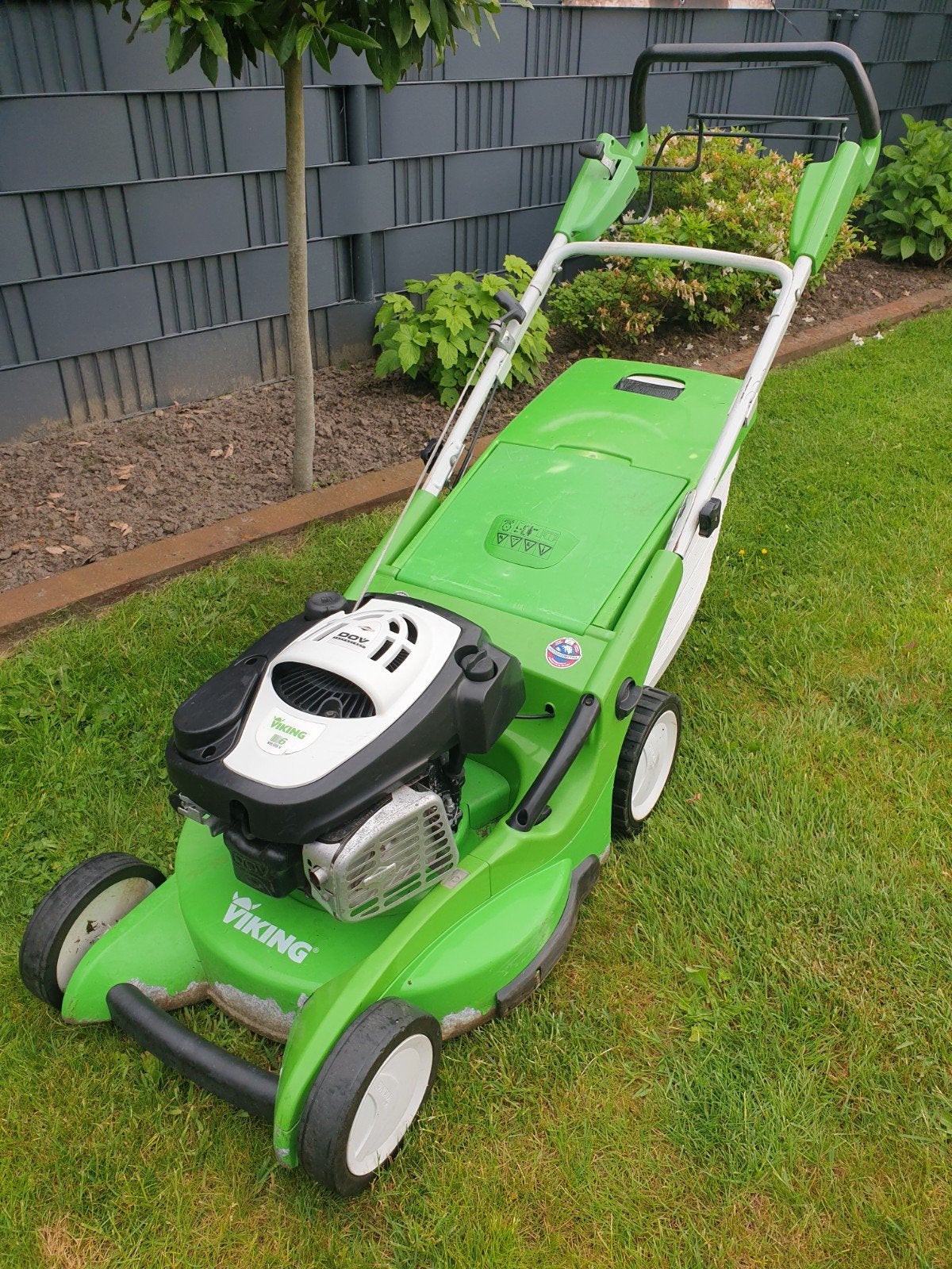 Viking mb 655 V krachtige benzine grasmaaier, Ophalen of Verzenden, Gebruikt