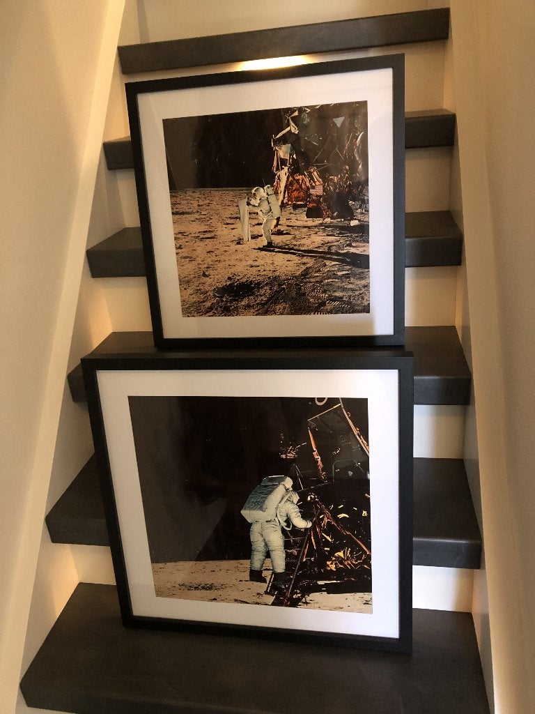 P.004 Exclusieve Apollo / Nasa ruimtevaart fotoprints., Ophalen, Zo goed als nieuw, Kaart, Foto of Prent