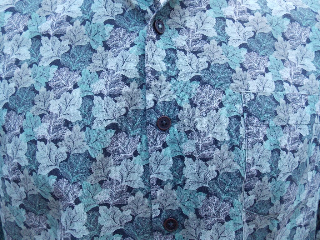 Bartlett bladmotief overhemd maat XL nieuw, Bartlett, Nieuw, Ophalen of Verzenden, Halswijdte 43/44 (XL)