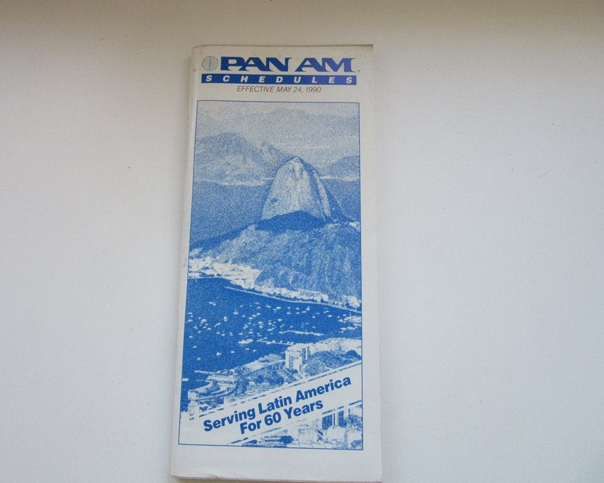 Pan Am schedules may 1990, Verzenden, Gebruikt, Overige typen