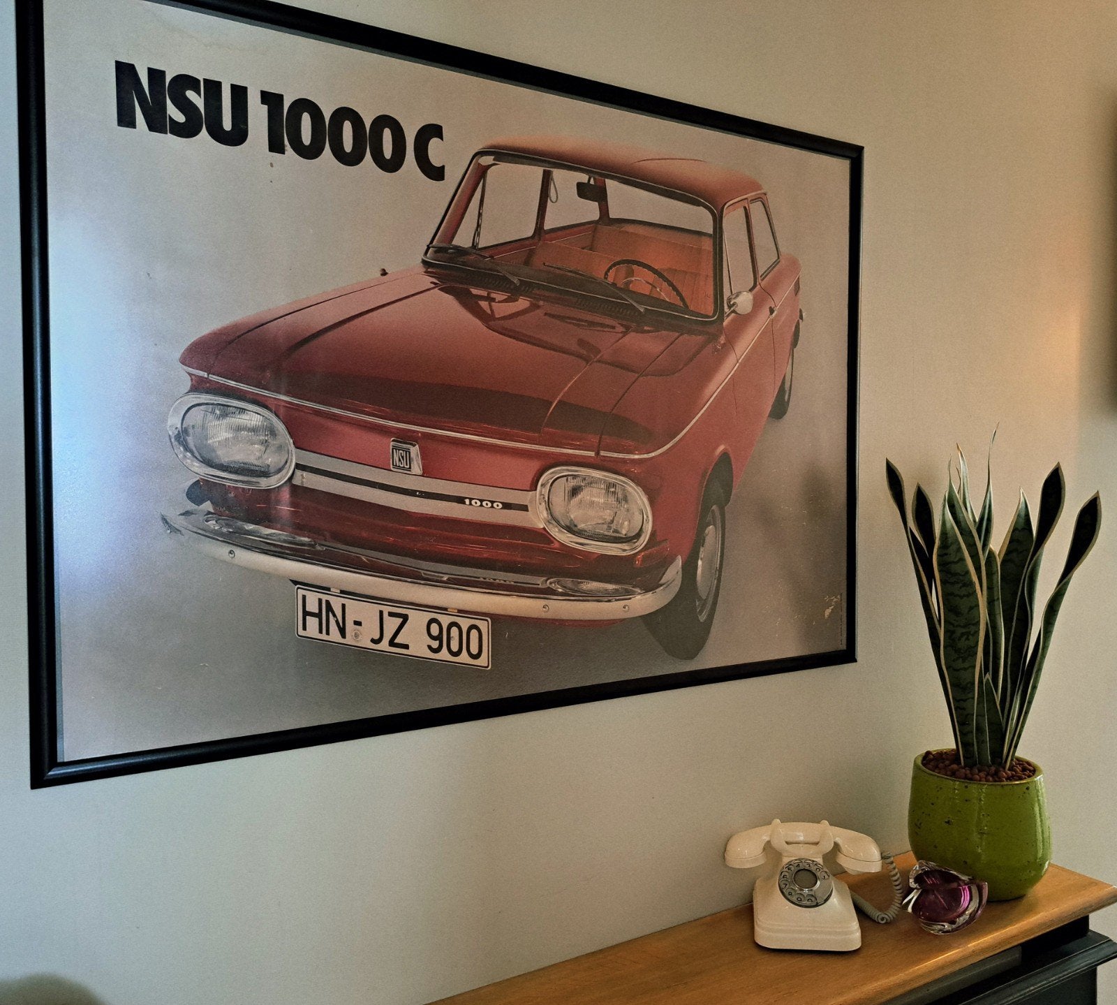 NSU Prinz Quickly Prima Poster A0 origineel formaat, Verzamelen, Ophalen of Verzenden, Nieuw, A1 t/m A3, Film en Tv