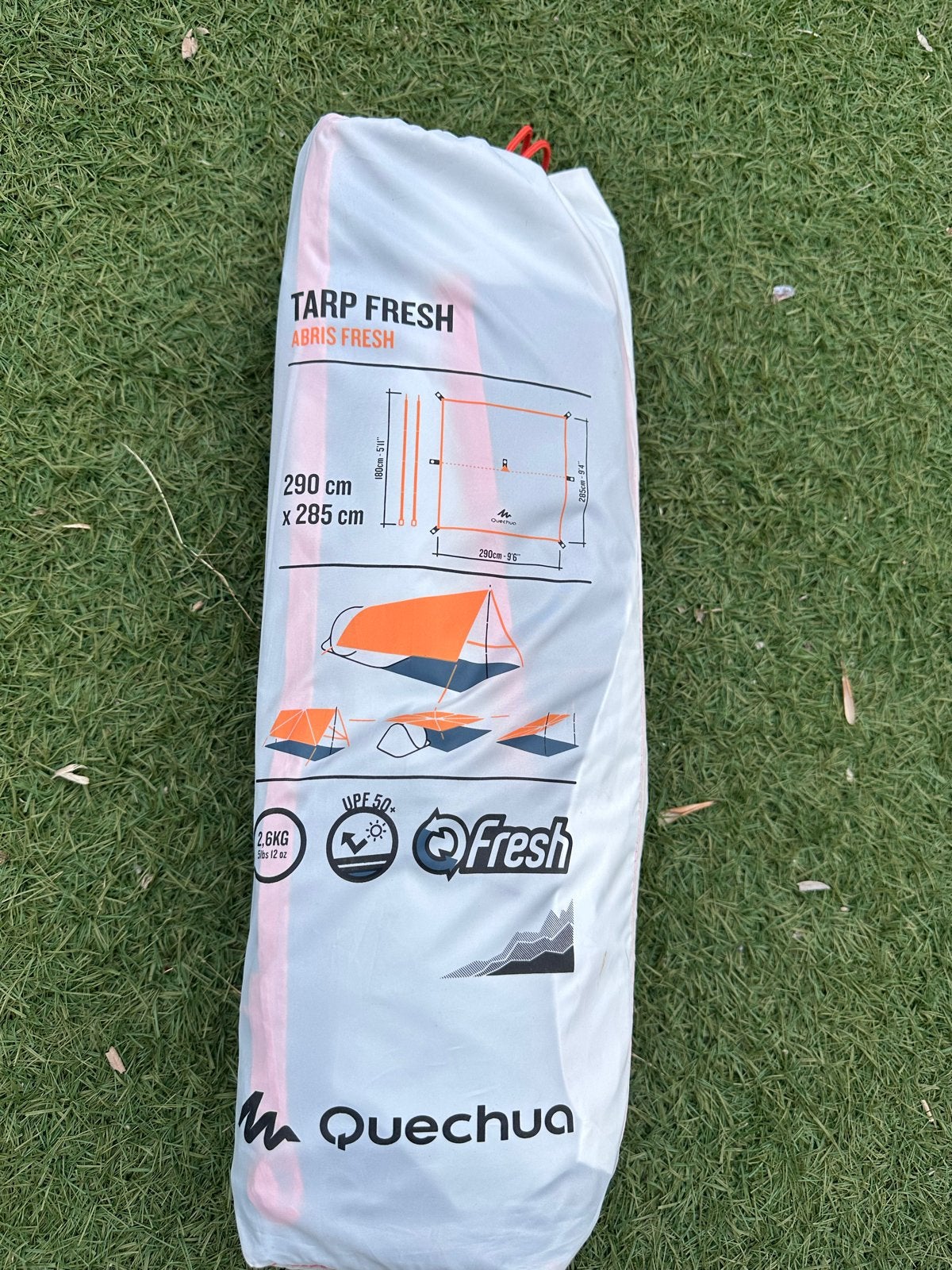 Quechua Tarp Fresh Abris Fresh - 290x285 cm, Ophalen of Verzenden, Zo goed als nieuw, Tot en met 2